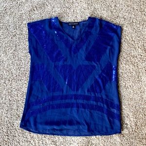 Saks Fifth Avenue sequin blouse